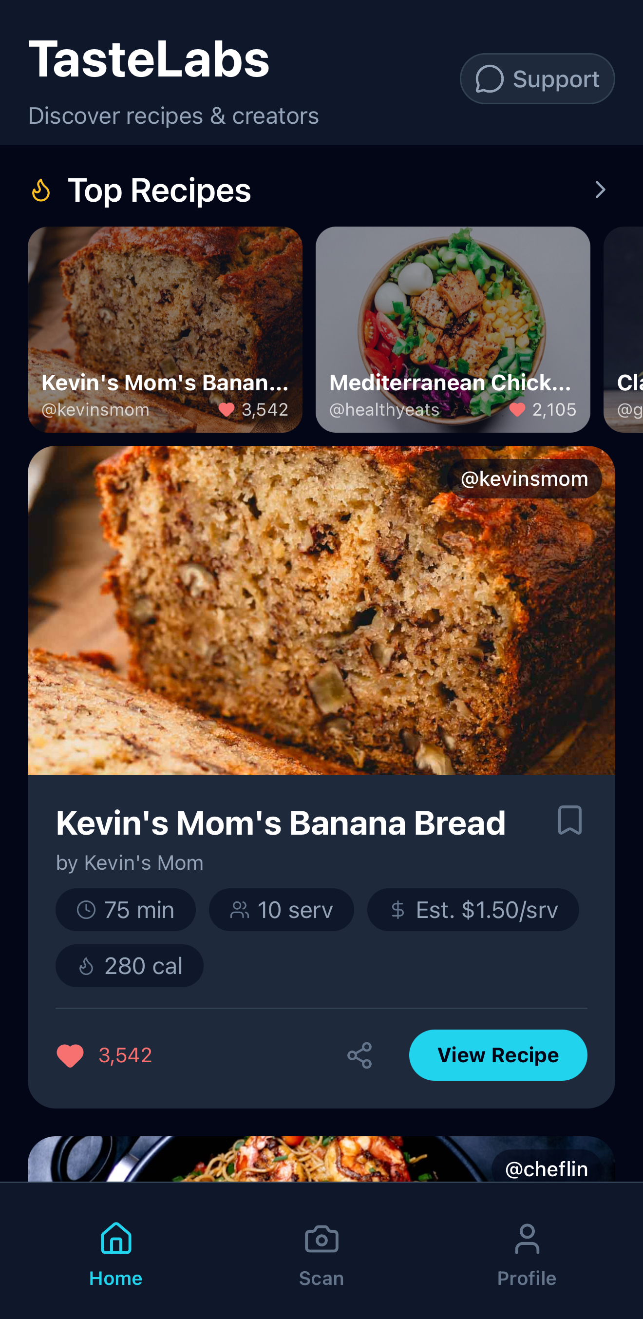 TasteLab — AI Recipe Generator | Scan Ingredients & Cook